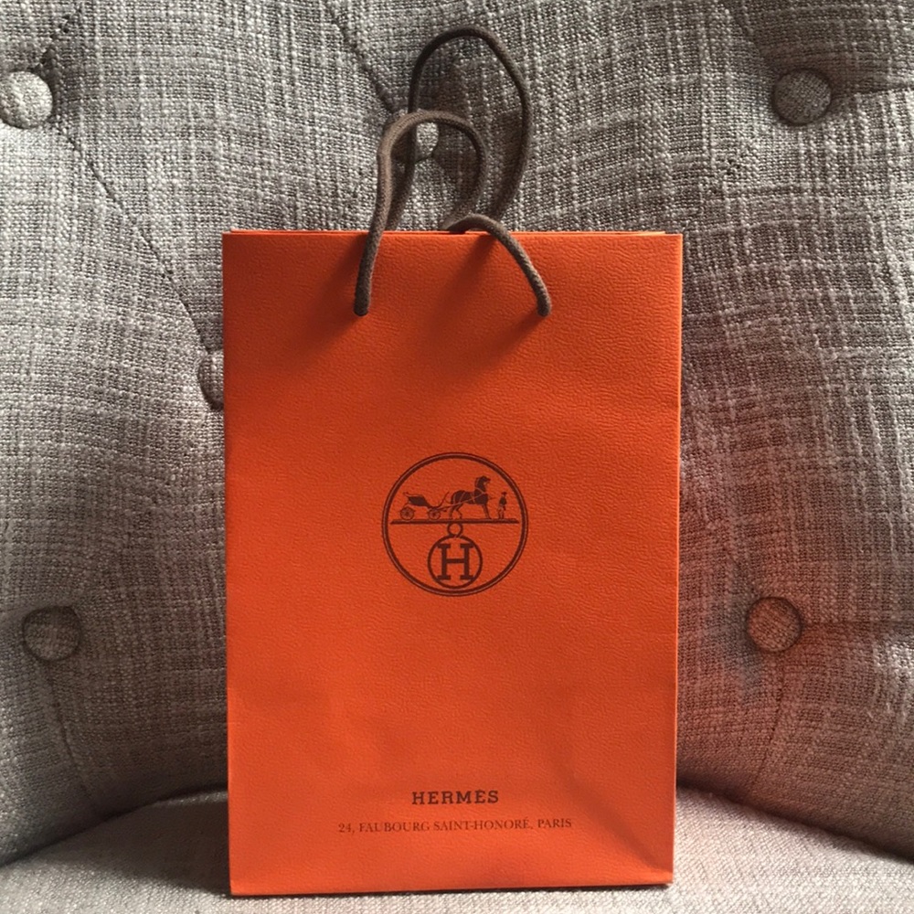 Hermes Paper bag and Ribbon Set - Picture 2 of 6